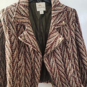 NEW JACKET  SIZE XLARGE FULLY LINED ZIPPER FRONT SPORTY BY BOB TIMLEY